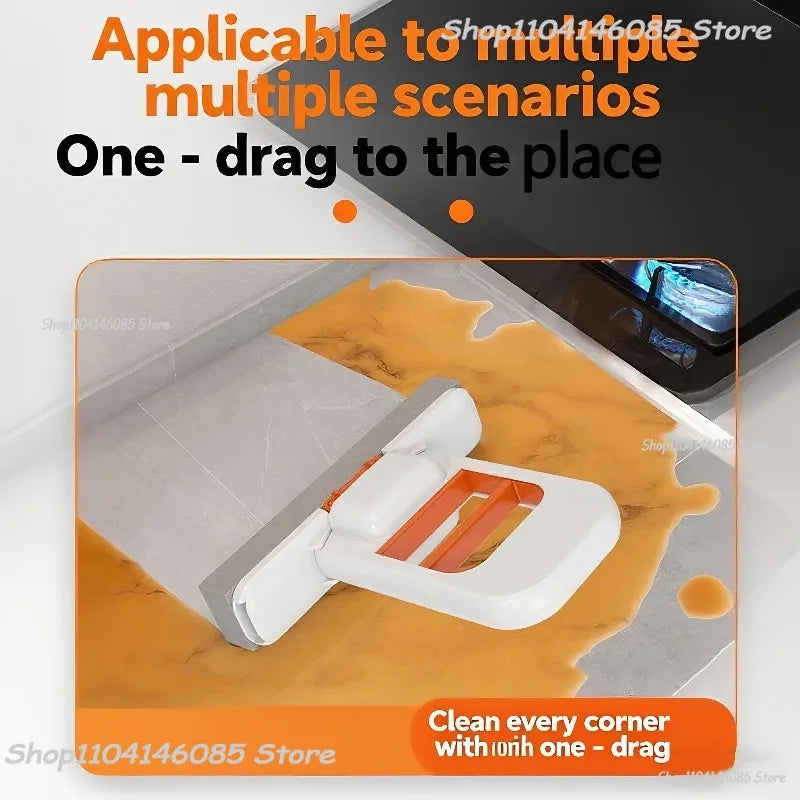 Mini Sponge Mop Hand-Free Wash Mops Mini Portable Super Absorbent Mop for Desktop Floor Bathroom Kitchen Glass Car Cleaning